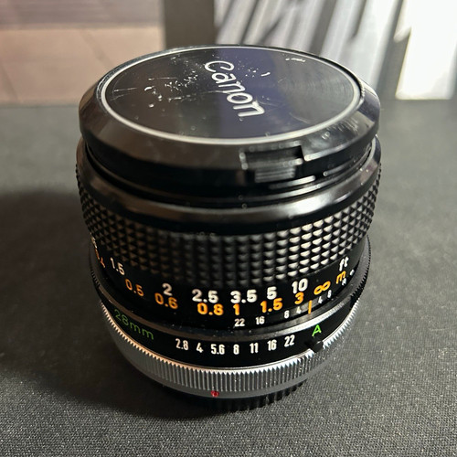 Canon 28mm 8 s c - canon, fd