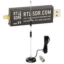 RTL-SDR Blog V4 + Moonraker GSCAN II Scanner Antenne 25-2000MHz  - HF VHF UHF