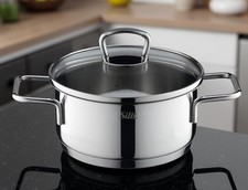Silit Alicante Bratentopf Ø 16cm Edelstahl Rostfrei Induktion Kochtopf 1,4 Liter