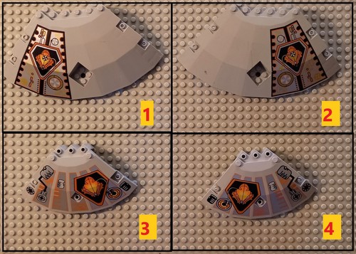 Lego panele ufo grau - ,