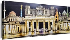 BILDER Leinwand Berlin Städte Panorama WANDBILDER  Kunstdrucke Dekor