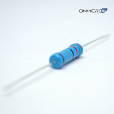 10 Stück 2W 2 Watt Metallschicht Widerstand axial 0,1 - 1M Ohm, 1%