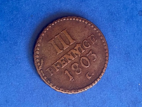 Sachsen pfennig 1803 c sehr - pfennig,