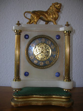 Pendule, Kaminuhr, Tischuhr mit Brocot-Hemmung