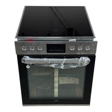 Beko BBUM12320XMPE Pyrolyse Einbau-Herdset Glaskeramikkochfeld A+ 72l