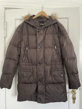 Peuterey Daunenjacke Herren Mantel Braun Gr. M