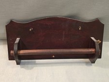 Vintage Holz Rollenhalter – Küchenrollenhalter / Wandhalter ca. 40 cm