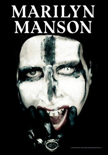 Marilyn manson aufkleber - marilyn,