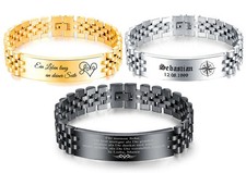 ID Edelstahl Herkules Armband