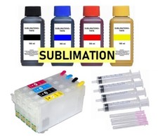 ✅ Nachfüllbare Patronen 405 XL + Sublimationstinte für Epson WF-4825 4830 7840