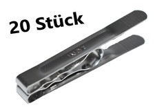 Wäscheklammern Metall Edelstahl 20 Stück ohne Feder rostfrei Klammern Wäsche