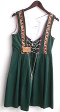 Damen Trachten Dirndl ärmellos grün Gr. 40 v. Oscar Trachten