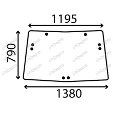Frontscheibe für John Deere 6010 6020 6110 6210 6320 6420 6520 6610 6820 6920