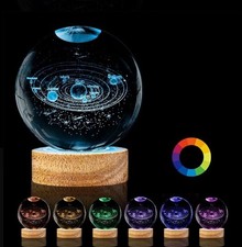 3D Kristallkugel Sonnensystem