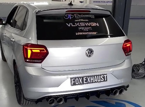 Duplex sportauspuff polo - duplex, vw