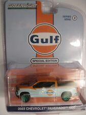 2023 Chevy Silverado 1500 - GREEN MACHINE Chase *** Greenlight GULF Edition 1:64