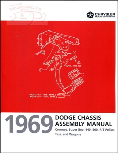 Dodge 1969 montagewerkstatt - dodge,