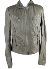 Biba Jacke Lederjacke,Damen Gr.38,schlamm,sehr guter Zustand