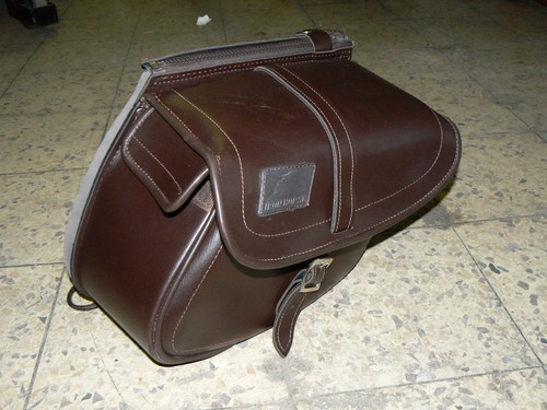 Iron horse leder satteltasche - iron,