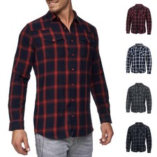 Indicode herren flanellhemd - herren,