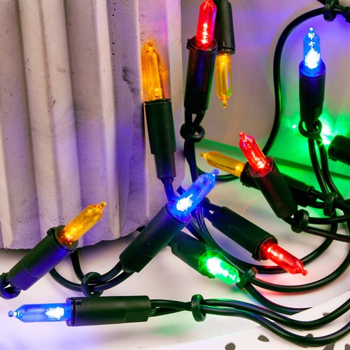 Lichterkette innen 100 bunte