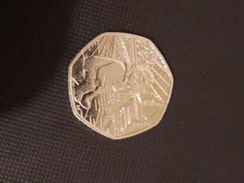 Paddington bear 50p 2018 - bear,