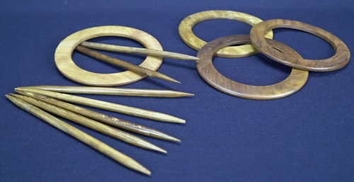 Teak halter für gardinen - teak,