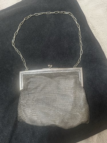 Antike silber tasche - silber,