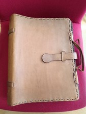 Alte Echtleder Aktentasche