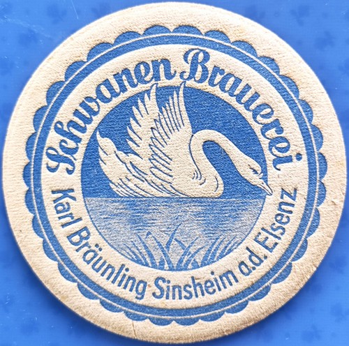 Alter bierdeckel schwanen - alter,