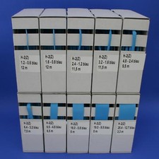 Schrumpfschlauch 2:1 schwarz rot blau o. natur 1 - 26 mm Profi Schrumpfschläuche