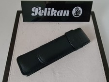 PELIKAN Souverän Lederetui Etui Leder für 2 Schreibgeräte schwarz