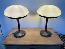 Set: 2 Tischleuchten Tischlampen Messingleuchten Berliner Manufaktur LAMPTIQUE 