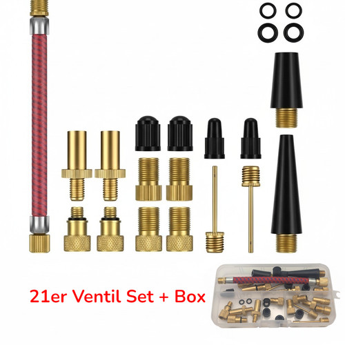 21er fahrradventiladapter set - 21er,