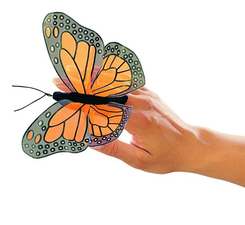 Fingerpuppe schmetterling - fingerpuppe,