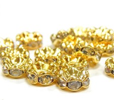 Glas Strasssteine Rondell