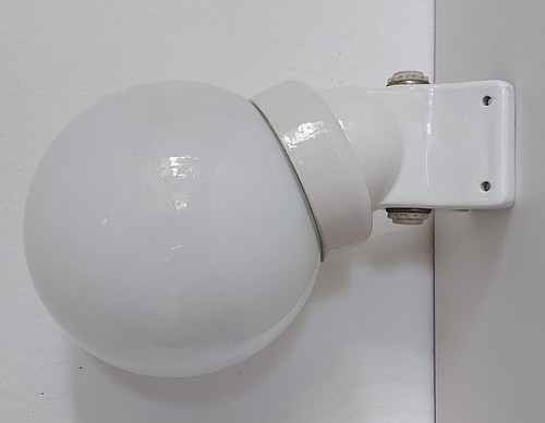Seltene alte glas kugellampe - seltene,