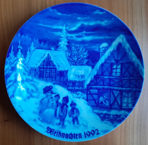 Weihnachtsteller 1992 lichte - weihnachtsteller,