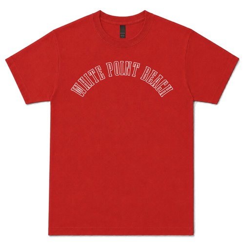 White point beach shirt - point, t-shirt