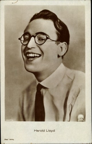 Schauspieler harold lloyd - ak,