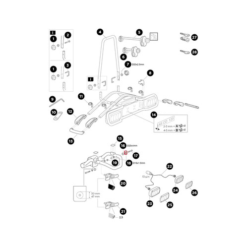 Thule washer für - m8,