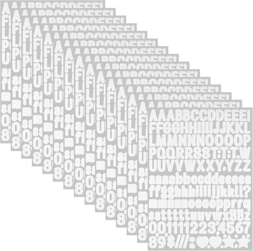 Blätter klebebuchstaben - 15,
