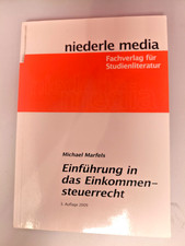 Einführung in das Einkommensteuerrecht Michael Marfels niederle media 3. Auflage