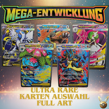Pokemon Karten Mega Entwicklungen EX AUSWAHL Full Art DEUTSCH Ultra Rare Holo