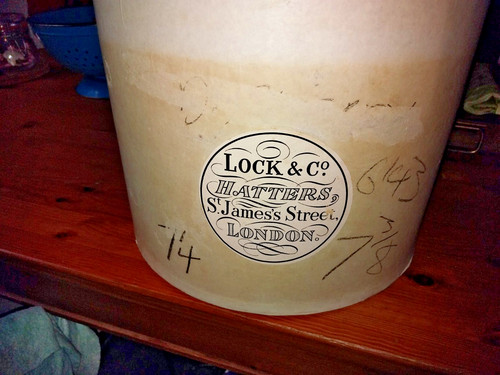 Two vintage lock co hatters - two,