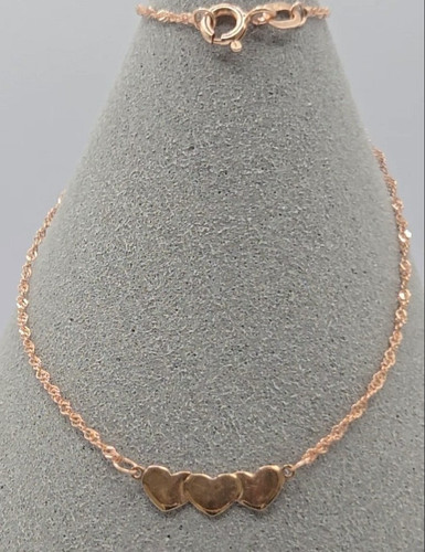 Rotgold herz twist - 9k,