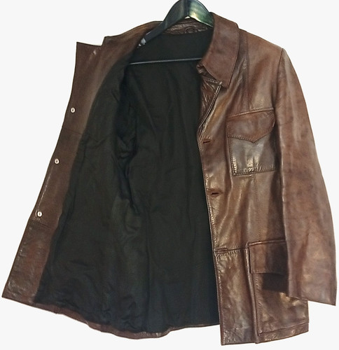 Damenjacke echtleder vintage - echtleder,