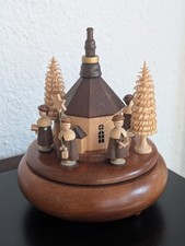 ☛ ❗ Müller Erzgebirge ❗ ☚ Kurrende Kirche natur "Süßer die Glocken" Spieluhr