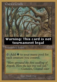 Magic mtg gaea - cradle, wcd18-