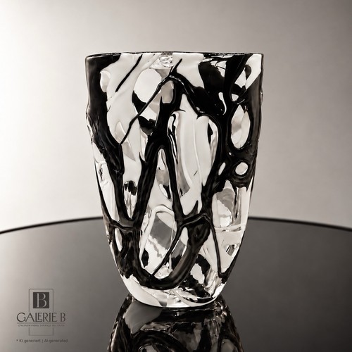 Vintage glasvase unikat murano - glasvase,